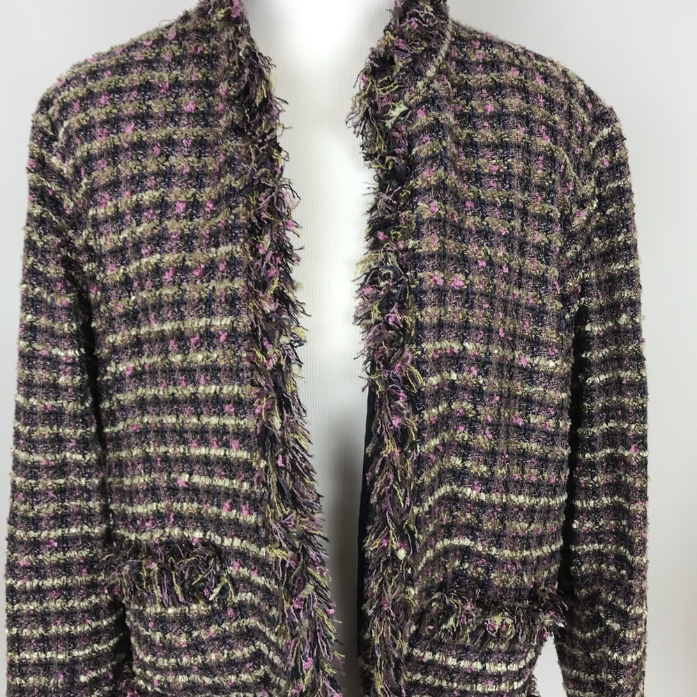 Chico’s Chico Jacker colorful size 2